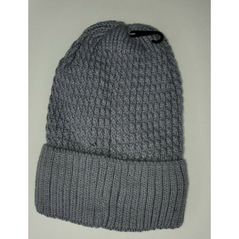 womens Thermal Cuffed Winter Hat purple soft cozy lining 3.4 TOG Heat Zone‎ - Picture 2 of 4